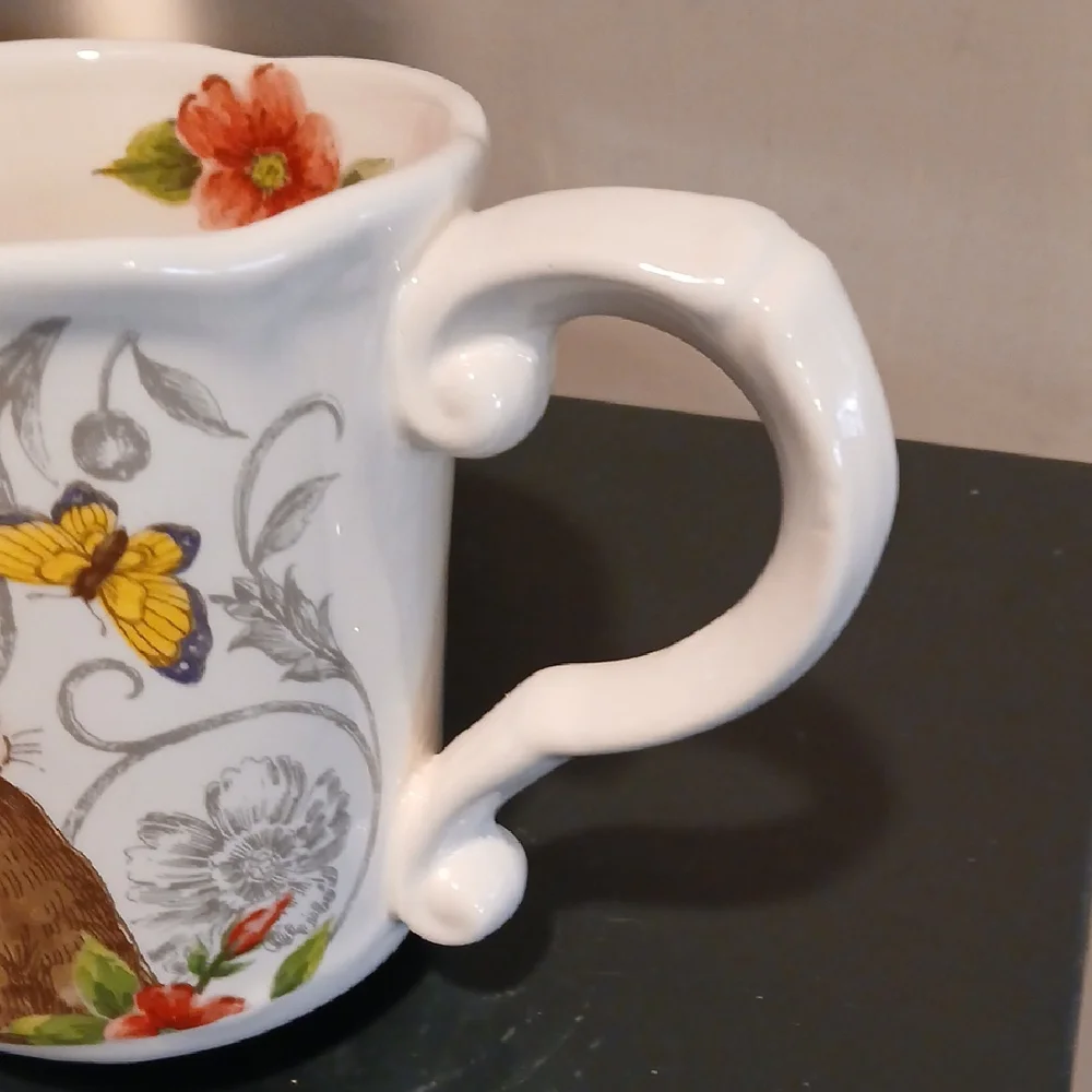 Floral Rabbit Mug - Picture 8 of 8